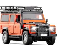WANGXLGD Modelo de Coche Compatible con Land Rover Defender Touring Escala 1:32 Vehículo Todoterreno Modelo de Coche de aleación Sonido y luz Tire hacia atrás Modelo (B)