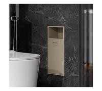 WANGXLGD Nicho Empotrado de Acero Inoxidable para baño, Compartimento para Ducha, Estante Vertical de Doble Capa para Almacenamiento en el baño. (Light Green,20x50x14cm)