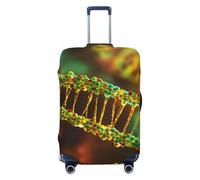 Wangxyozdp DNA Chain - Funda protectora para equipaje de viaje, con impresión fotográfica, 45,7 a 81,3 cm, Black, XL