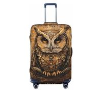Wangxyozdp Funda protectora de equipaje de viaje con diseño de búho, creencias de búho, funda protectora para equipaje de 18 a 32 pulgadas, Black, M
