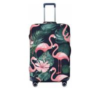 Wangxyozdp Funda protectora para equipaje de viaje con estampado de flamencos, funda protectora para equipaje de 18 a 32 pulgadas, Black, XL