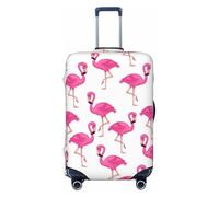 Wangxyozdp Funda protectora para equipaje de viaje con estampado de flamencos, funda protectora para equipaje de 18 a 32 pulgadas, Black, XL