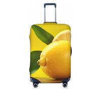 Wangxyozdp Funda protectora para equipaje de viaje con estampado de frutas de limón, fundas protectoras para equipaje de 18 a 32 pulgadas, Black, M