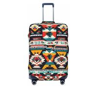 Wangxyozdp Funda protectora para equipaje de viaje con estampado de nativos americanos de 45,7 a 81,3 cm, Black, L