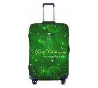 Wangxyozdp Merry Christmas1 - Funda protectora para equipaje de viaje, 45,7 a 81,3 cm, Black, M