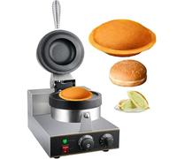 WANGYYDS Máquina Eléctrica para Hacer Gofres Y Hamburguesas con Prensa Panini, Máquina para Hacer Hamburguesas con Helado, Máquinas para Hornear Pan Y Panqueques, Herramientas Prensar Sándwiches