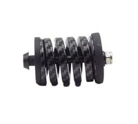 WANGZEYU Amortiguador Bicicleta Amortiguador de Bicicletas for la Bicicleta Plegable Accesorios suspensión Parte Superior/Trasera Dura con Bloqueo Especial