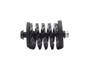 WANGZEYU Amortiguador Bicicleta Amortiguador de Bicicletas for la Bicicleta Plegable Accesorios suspensión Parte Superior/Trasera Dura con Bloqueo Especial