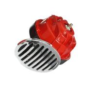 WANGZEYU Bocina Coche Coches, Camiones Grandes 300DB 24V bocina de Coche Claxon Coche(Red with Hood)