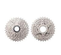 WANGZEYU Rueda Libre De Bicicleta Cassette de Bicicleta de Carretera de 8/9/10/11 velocidades 11V 23T/25T/28T/30T/32T/34T/36T PiñOn Bicicleta(9 Speed 11-32T)