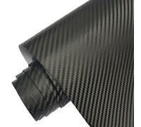 wanhaoaony Vinilo para Coche 10/20/30/40/50 * 152cm Negro Mate 3D 4D 5D Vinilo de Fibra Carbono envolturas for Coche Auto película Satinada Pegatina for vehículo(3D Carbon,40cm x 152cm)