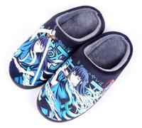 WANHONGYUE Anime Demon Slayer Tokitou Muichirou Pantuflas Hombre Mujer Invierno Cálido Suave Zapatillas de Casa Antideslizantes Zapatos para Interiores Exteriores Tokitou 40-41 EU
