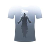 WANHONGYUE Anime Dragon Ball Son Goku 3D Impresión T-Shirt Cosplay Disfraz Manga Corta Camiseta Verano Pullover Tops 23 XXXXL