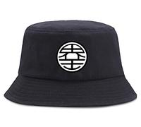 WANHONGYUE Anime Dragon Ball Z Goku Bucket Hat Sombrero de Pesca Plegable Gorro de Pescador Verano Protección UV Sombrero de Sol Negro/2