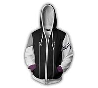 WANHONGYUE Anime Fairy Tail 3D Impresión Sudadera con Capucha Chaqueta Cosplay Disfraz Zip Hoodie Jacket Sweat Abrigo 669/4 XXXL