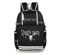 WANHONGYUE Death Note Anime Luminoso Mochila Escolar Estudiante Backpack para Portátil con Puerto de Carga USB /2