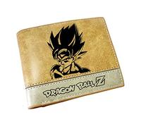 WANHONGYUE Dragon Ball Anime Billetera de Cuero Artificial Cartera Corta Portatarjetas para Hombre / 8
