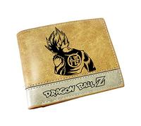 WANHONGYUE Dragon Ball Anime Billetera de Cuero Artificial Cartera Corta Portatarjetas para Hombre / 9