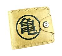 WANHONGYUE Dragon Ball Anime Cartera de Cuero Artificial Monedero Tríptico Billetera Clásico Portatarjetas para Hombre /1