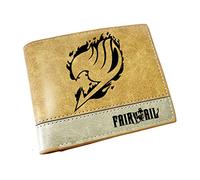 WANHONGYUE Fairy Tail Anime Billetera de Cuero Artificial Cartera Corta Portatarjetas para Hombre / 12