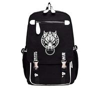 WANHONGYUE Final Fantasy Juego Mochila Escolar Estudiantes Mochila para Portátil Backpack Bolsa Casual -15