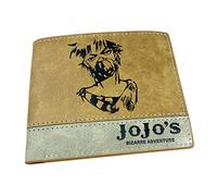 WANHONGYUE JoJo's Bizarre Adventure Anime Billetera de Cuero Artificial Cartera Corta Portatarjetas para Hombre / 5