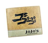 WANHONGYUE JoJo's Bizarre Adventure Anime Billetera de Cuero Artificial Cartera Corta Portatarjetas para Hombre / 2