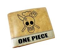 WANHONGYUE One Piece Anime Billetera de Cuero Artificial Cartera Corta Portatarjetas para Hombre / 5