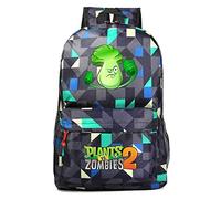 WANHONGYUE Plants vs. Zombies Juego Backpack Casual Daypack Bolsa de Viaje Mochila Infantil Niña Niño Chequer A /2