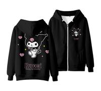 WANHONGYUE Sudadera con Capucha y Cremallera Jersey de Manga Larga Hoodie Sweatshirt Chaqueta para Mujer Niña, Color 2, M