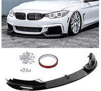 WANHUN Coche Alerón Delantero para BMW F32 F33 F36 4 Series M Sport 2014-2020, Labio Parachoque Spoiler Lip Trim Splitter Difusor Kit Cuerpo Protección Accesorios Negro ABS/Fibra de Carbono