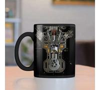 WANJIBAO Divertida taza de café mecánico, mecánico de automóviles, mecánico diesel, amante de los coches, s para él, garaje, s para papá, taza de motor, taza de té de cerámica de 325 ml