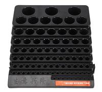 Wanjorlay Caja de almacenamiento de taladros, fresadora, ahorro de espacio, broca para terminar, soporte organizador, caja para el hogar, uso de edición DIY