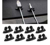 WANJUNSHANGMAOYOUXIAN 8Pcs Clips para Cables de Coche para Ford Mondeo Estate 5 (V) I 2014-2022, Organizador de Cables Adhesivo, Sujetadores de Alambre para Salpicadero y Consola