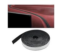 WANJUNSHANGMAOYOUXIAN Tira de Ajuste de Cuero para Interior de Coche para Audi S5 A5 S-Line 2012-2016, Línea de Moldura Autoadhesiva Impermeable de 6m Decoración de Salpicadero,Black