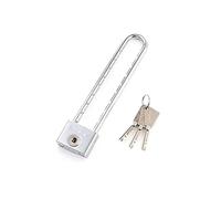 WANLIAN Candado de grillete largo - Candado largo con cerradura de llave - Candado de llave - Cerradura de puerta - Candado de haz largo de 200 mm