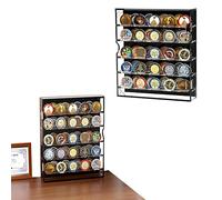 WANLIAN Challenge Monedas Expositor de Monedas, Pantalla de Monedas Militar, Soporte de Monedas de Carmanon de Acrílico para Monedas, Caja de Monedas para 45 Monedas Militares, Monedas de Anime