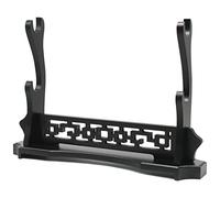 WANLIAN Espada de Mesa de Madera Maciza Samurai Espada Gladiador Espada de Exhibici¨®n de Estanter¨ªas, Dise?o de Talla Hueca (2 tier)
