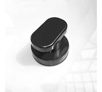 WANLIAN-Potente manija puerta del espejo vidrio ventosa, manija pared ventosa baño cajón refrigerador, manija ducha bañera manija gabinete cajón cocina ,ventosa (negro pequeño)