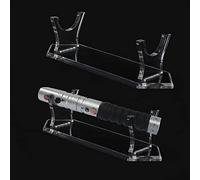 WANLIAN Soporte de exhibición de sable de luz, soporte de acrílico para empuñadura de luz, decoración de vitrina (transparente)