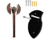 WANLIAN Soporte de hacha y soporte de pared de espada, exhibición vertical acrílica y decoración (negro, 1 unidad)