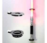 WANLIAN Soporte de sable de luz acrílico negro montado en la pared, soporte de exhibición vertical de 1 agujero (adecuado para sables de luz de menos de 53 mm de diámetro), adecuado para montaje en