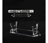 WANLIAN Soporte de sable de luz Soporte de exhibición de sable de luz de mesa acrílico Soporte de exhibición de espada decorativa Soporte de exhibición (Transparente 1 paquete)