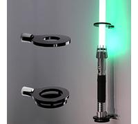 WANLIAN Soporte para Sable de Luz y Pared - Exhibidor Acrílico Compatible con la Mayoría de Sables de Luz - Incluye Tornillería (Negro)