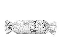 WANLON Almohada cilíndrica con estampado de caramelo con estampado de física, cojín de espalda ajustable para el cuello, cómodo regalo de decoración del hogar