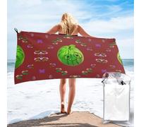 WANLON Big Eye - Juego de toallas de baño de microfibra de algodón suave y altamente absorbente para baño, playa y fitness