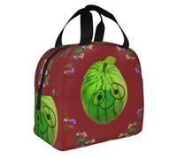 WANLON Big Eye - Lonchera de sandía, perfecta para el trabajo, picnic, viajes, actividades al aire libre, bolsa de almuerzo grande pero elegante