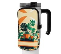 WANLON Bolsa de accesorios versátil de bambú con diseño de tortuga de dibujos animados, ideal para caminar, senderismo, yoga, gimnasio, resistencia al agua y a prueba de golpes, Black, M, Soporte para