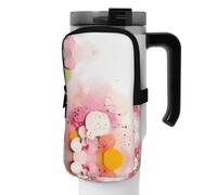 WANLON Bolsa de accesorios versátil de papel de fragmento de color, ideal para caminar, senderismo, yoga, gimnasio, resistencia al agua y a prueba de golpes, Black, S, Soporte para tarjetas de visita