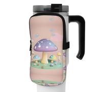 WANLON Bolsa de accesorios versátil para botella deportiva de dibujos animados, ideal para caminar, senderismo, yoga, gimnasio, resistente al agua y a prueba de golpes, Black, S, Soporte para tarjetas